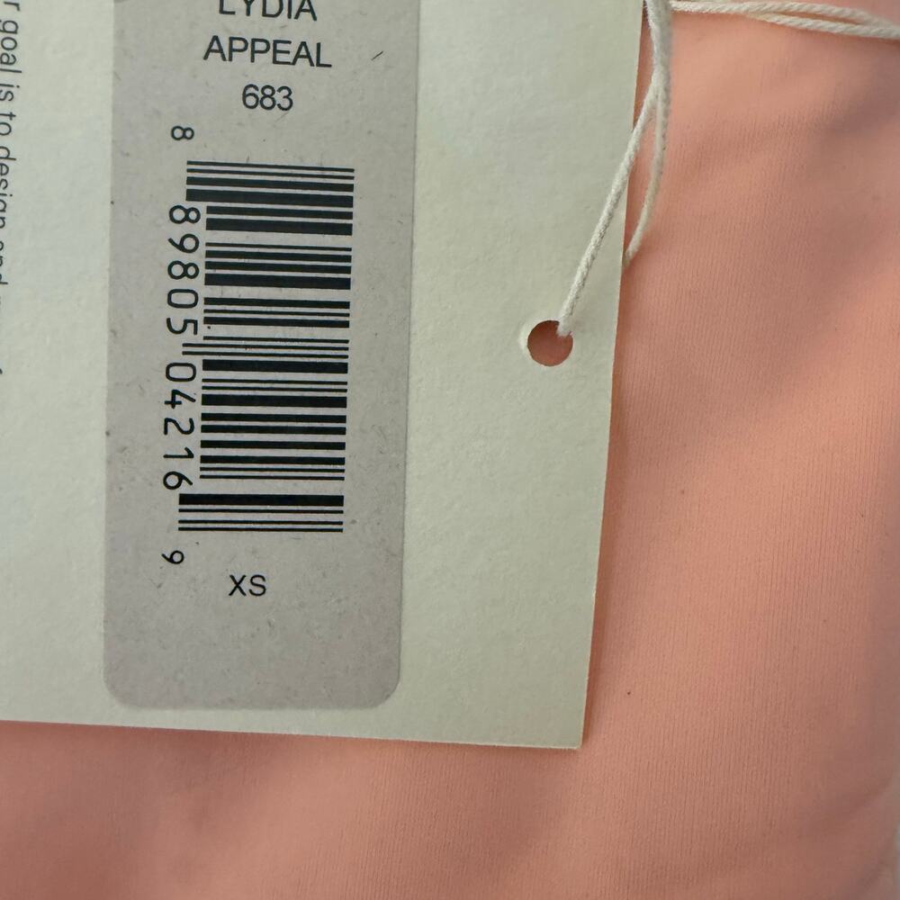 Mara Hoffman Lydia Appeal Peach High Waisted Bikini Swimsuit Bottoms Size XS - Picture 7 of 8